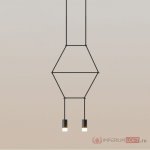 Подвесной светильник Via Wireflow Lineal Pendant Light 2 ImperiumLoft 152907-22