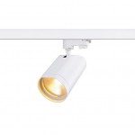 SLV 152991 BILAS SPOT 25° LED, rund, mattweiss, 15W, 2700K, inkl. 3P.-Adapter