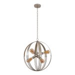 Люстра современная Экономсвет 15301/6SN+CR