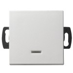 Gira Мех Выключатель кнопочный для малого напряжения до 42 В, с подсветкой (G15327)