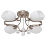 Люстра классическая с хрусталем Экономсвет 15401/4SN WT