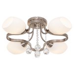 Люстра классическая с хрусталем Экономсвет 15401/4SN WT