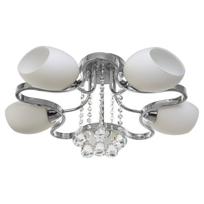 Люстра классическая с хрусталем Экономсвет 15401/5CR WT