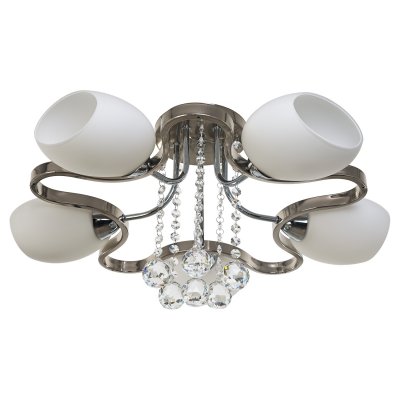 Люстра классическая с хрусталем Экономсвет 15401/5SN WT