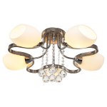 Люстра классическая с хрусталем Экономсвет 15401/5SN WT