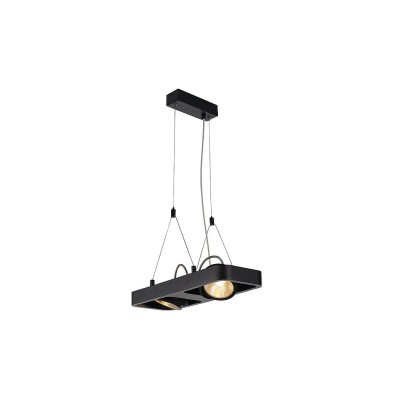 SLV 154900 LYNAH LED Pendelleuchte, double, mattschwarz, 2x10W, 3000K