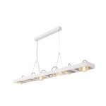 SLV 154921 LYNAH LED Pendelleuchte, hexa, mattweiss, 6x10W, 3000K