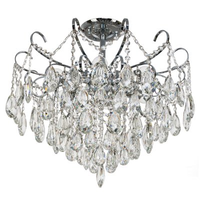 Люстра хрустальная Экономсвет 15506/6CR WT Люстра хрустальная Экономсвет 15506/6CR WT