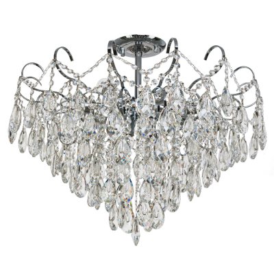 Люстра хрустальная Экономсвет 15506/9CR WT Люстра хрустальная Экономсвет 15506/9CR WT