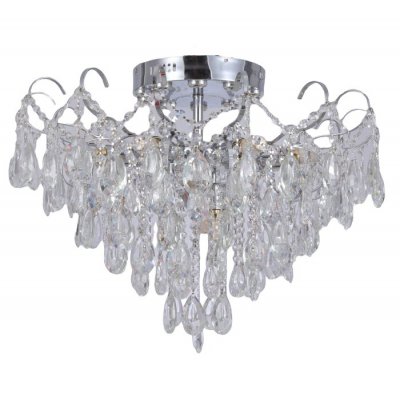 Люстра с хрусталем 15506/9CR CL WTLED Экономсвет