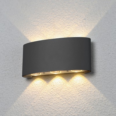 

Twinky trio серый уличный настенный светодиодный светильник 1551 TECHNO LED Elektrostandard, 1551 TECHNO LED TWINKY TRIO серый