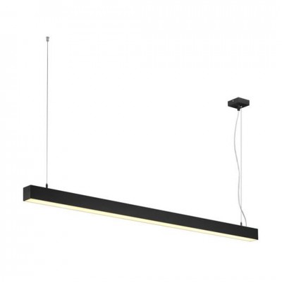 SLV 155120 Q-LINE SINGLE LED, Pendel- leuchte, 1500mm, schwarz