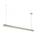 SLV 155124 Q-LINE SINGLE LED, Pendel- leuchte, 1500mm, silber