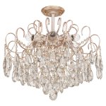 Люстра с хрусталем 15512/6WT+GD WT Экономсвет