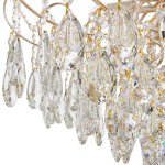 Люстра хрустальная Экономсвет 15512/8WT+GD WT
