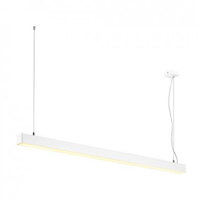 SLV 155131 Q-LINE SINGLE LED, Pendel- leuchte, DALI dimmbar, 1500mm, weiss