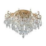 Люстра хрустальная 15543/8+8FGD+CL WTLED ЭкономСвет