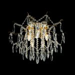 Люстра хрустальная 15544/5+5FGD+CL WTLED ЭкономСвет