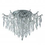 Люстра хрустальная 15544/8+8CR+CL WTLED ЭкономСвет