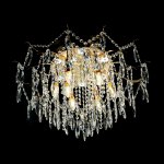 Люстра хрустальная 15544/8+8FGD+CL WTLED ЭкономСвет