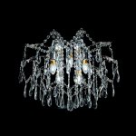 Люстра хрустальная 15545/5+5CR+CL WTLED ЭкономСвет