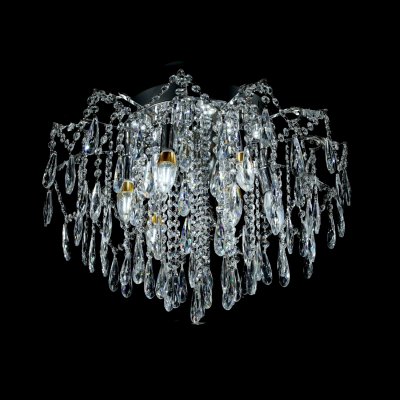 Люстра хрустальная 15545/8+8CR+CL WTLED ЭкономСвет