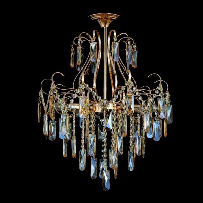 Люстра хрустальная 15546/5FGD+CP ЭкономСвет Люстра хрустальная 15546/5FGD+CP ЭкономСвет