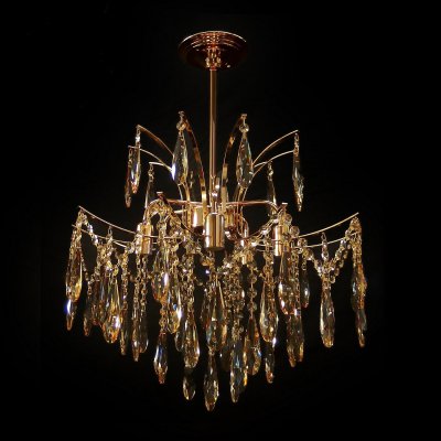 Люстра хрустальная 15547/5FGD+CP ЭкономСвет Люстра хрустальная 15547/5FGD+CP ЭкономСвет