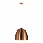 SLV 155479 PARA CONE 40 Pendelleuchte, rund, kupferfarben/geb?rstet, E27, max. 60W