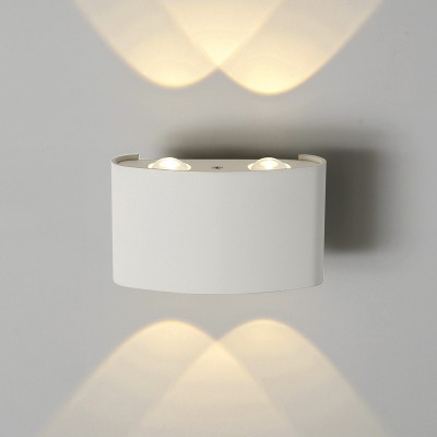 

Twinky double белый уличный настенный светодиодный светильник 1555 TECHNO LED Elektrostandard, 1555 TECHNO LED TWINKY DOUBLE белый