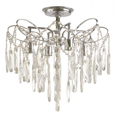 Люстра хрустальная 15550/4CR+CL Экономсвет