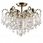 Люстра хрустальная 15552/8AB+CL Экономсвет