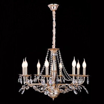 Люстра хрустальная 15556/8FGD+CL ЭкономСвет Люстра хрустальная 15556/8FGD+CL ЭкономСвет