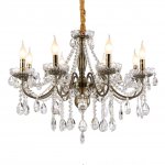 Люстра хрустальная 15557/8AB+CL ЭкономСвет