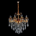 Люстра хрустальная 15558/8GD+CF+CL ЭкономСвет
