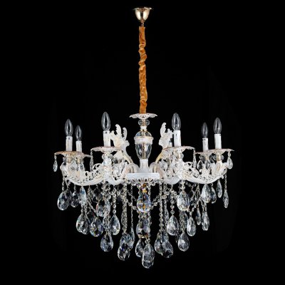 Люстра хрустальная 15560/8WT+GD+CL ЭкономСвет