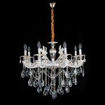 Люстра хрустальная 15560/8WT+GD+CL ЭкономСвет