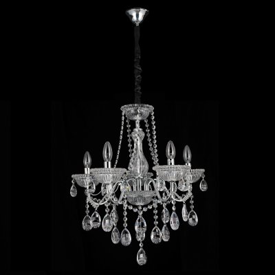 Люстра хрустальная 15561/5CR+CL ЭкономСвет Люстра хрустальная 15561/5CR+CL ЭкономСвет