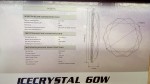 Люстра потолочная Omnilux OML-47207-60 Ice Crystal (500мм) + ПДУ
