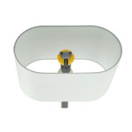 SLV 155851 SOPRANA OVAL Stehleuchte SL-1, weisses Textil, E27, max. 60W, 2 Packst?cke