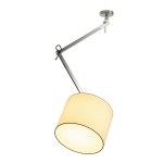 SLV 156001 TENORA CL-2 Deckenleuchte, mit Doppelschwenkarm, weiss, E27, max. 60W, 2 Packst?cke