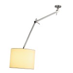 SLV 156001 TENORA CL-2 Deckenleuchte, mit Doppelschwenkarm, weiss, E27, max. 60W, 2 Packst?cke