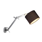 SLV 156010 TENORA WL-2 Wandleuchte, mit Doppelschwenkarm, schwarz, E27, max. 60W - 2 Packst?cke !