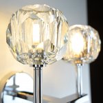 Бра RH Boule de Cristal Double Sconce Chrome ImperiumLoft 156049-22