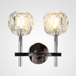 Бра RH Boule de Cristal Double Sconce Chrome ImperiumLoft 156049-22