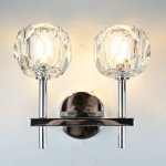 Бра RH Boule de Cristal Double Sconce Chrome ImperiumLoft 156049-22