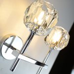 Бра RH Boule de Cristal Double Sconce Chrome ImperiumLoft 156049-22