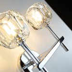 Бра RH Boule de Cristal Double Sconce Chrome ImperiumLoft 156049-22