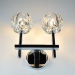 Бра RH Boule de Cristal Double Sconce Chrome ImperiumLoft 156049-22