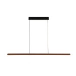 SLV 156227 VINCELLI PD Pendelleuchte, schwarz/Bambus, 2700K LED